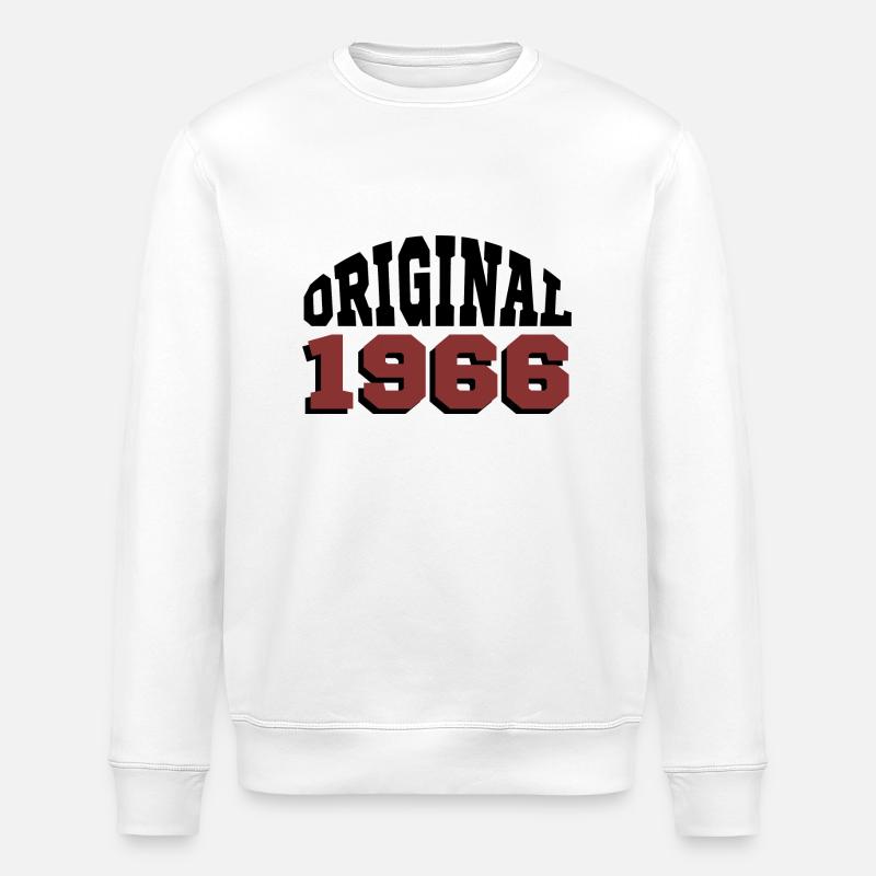 Original 1966 - Stanley/Stella Unisex Bio-Sweatshirt ROLLER - Weiß