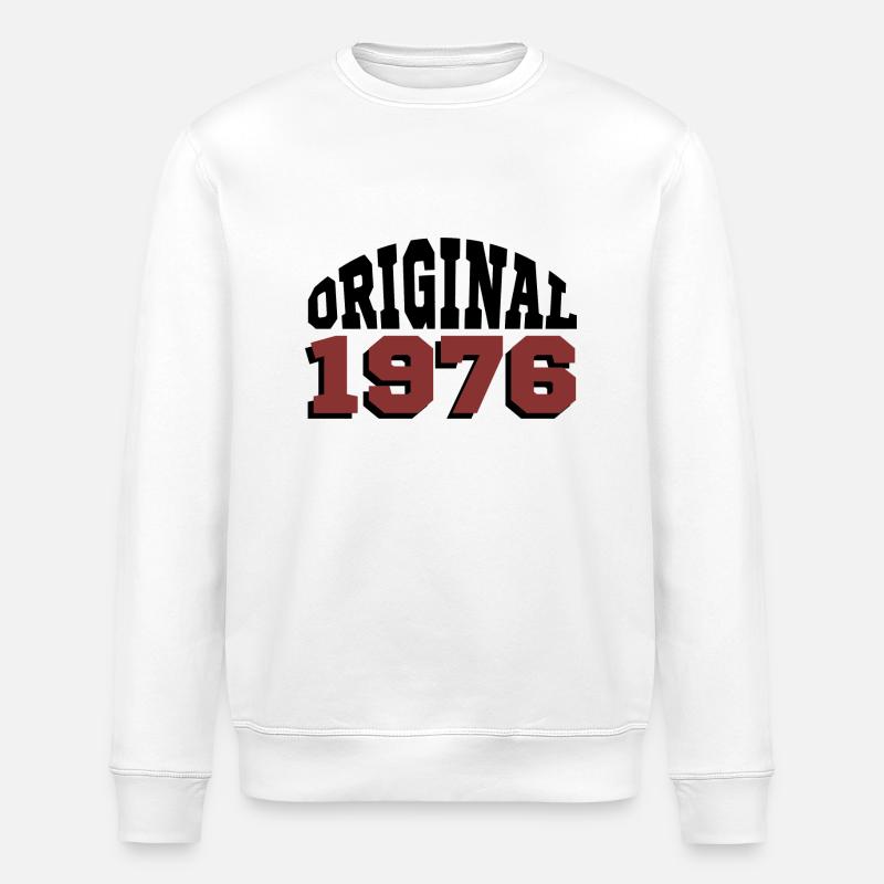 Original 1976 - Sweat bio ROLLER Stanley/Stella Unisexe - blanc