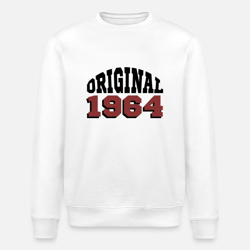 Original 1964 - Stanley/Stella Unisex Bio-Sweatshirt ROLLER - Weiß