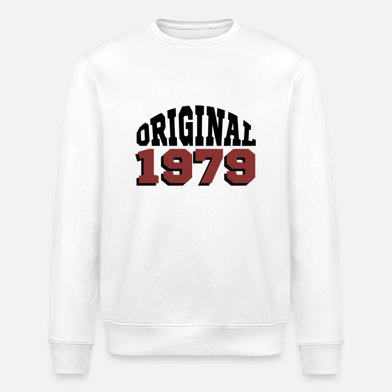 Original 1979 - Sweat bio ROLLER Stanley/Stella Unisexe - blanc