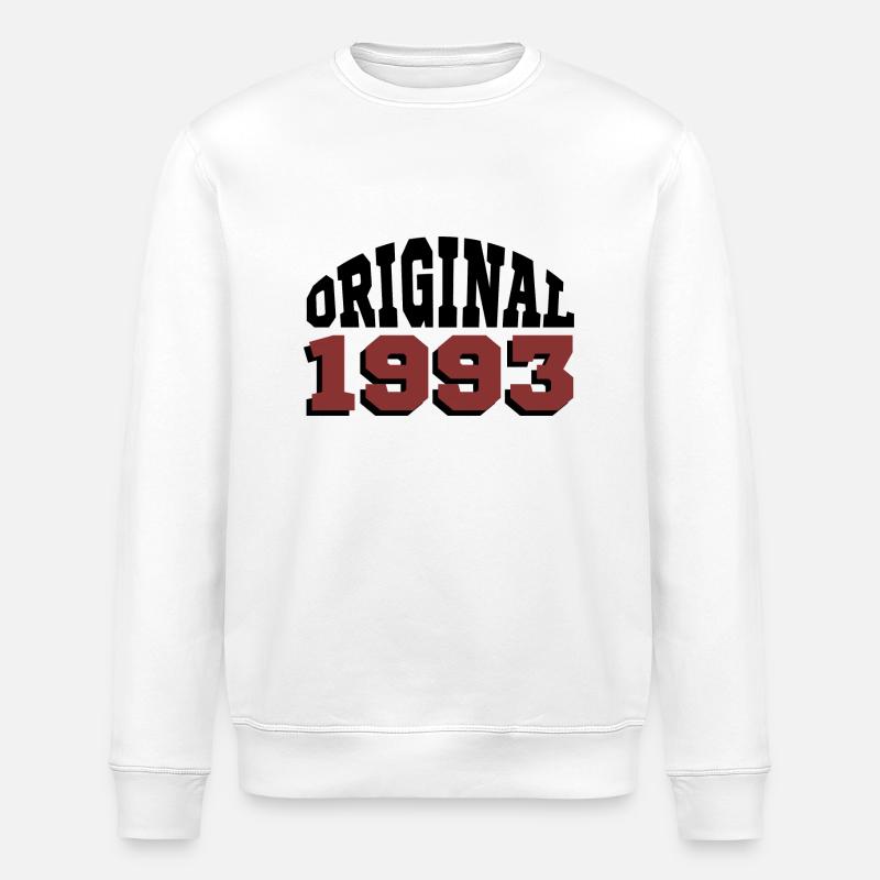 Original 1993 - Sweat bio ROLLER Stanley/Stella Unisexe - blanc