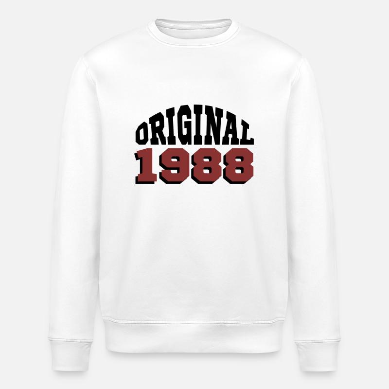 Original 1988 - Sweat bio ROLLER Stanley/Stella Unisexe - blanc