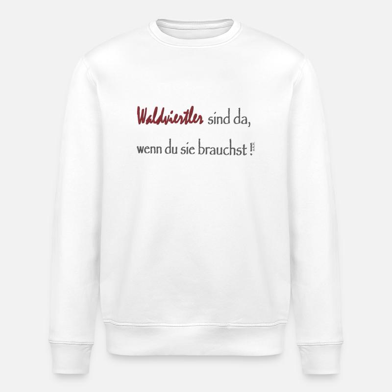 Waldviertler sind da - Stanley/Stella Unisex Bio-Sweatshirt ROLLER - Weiß