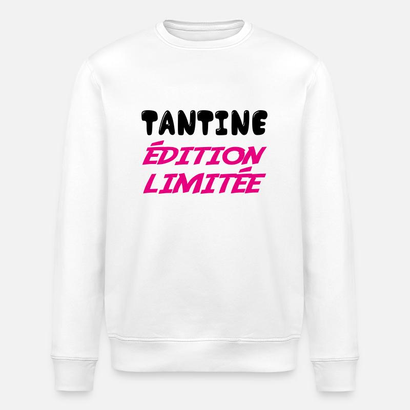 TANTINE limitierte Auflage - Stanley/Stella Unisex Bio-Sweatshirt ROLLER - Weiß