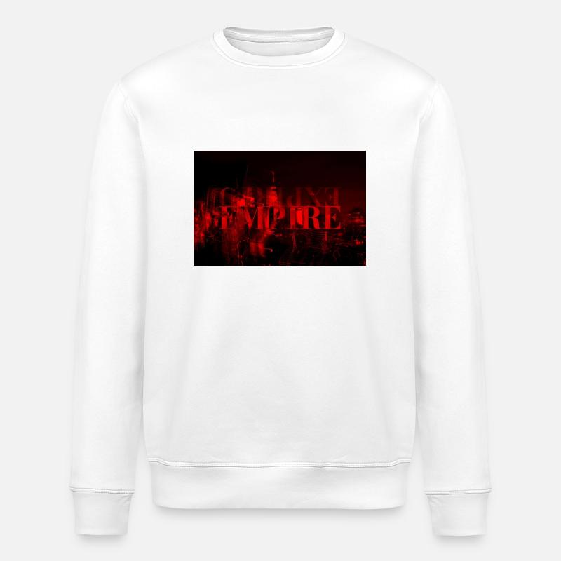 EXPIREDEMPIRE_RED - Stanley/Stella Unisex Bio-Sweatshirt ROLLER - Weiß