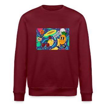 Enjoy Fruits - Sommerdesign - Stanley/Stella Unisex Bio-Sweatshirt ROLLER - Weiß - Vorne - Nik (191cm)