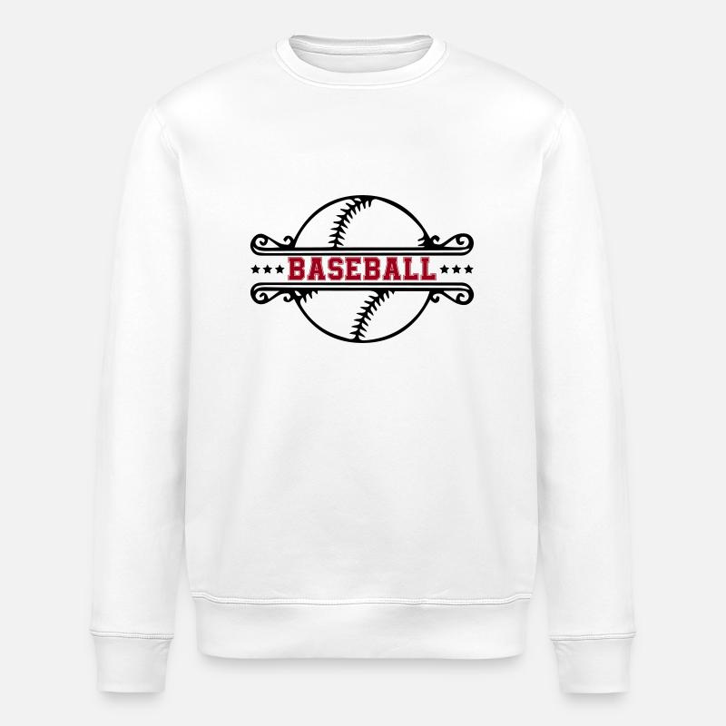 baseball - Stanley/Stella Unisex Bio-Sweatshirt ROLLER - Weiß