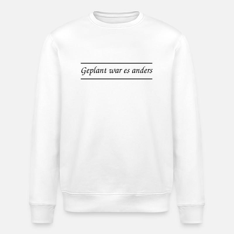 geplantwaresanders - Stanley/Stella Unisex Bio-Sweatshirt ROLLER - Weiß