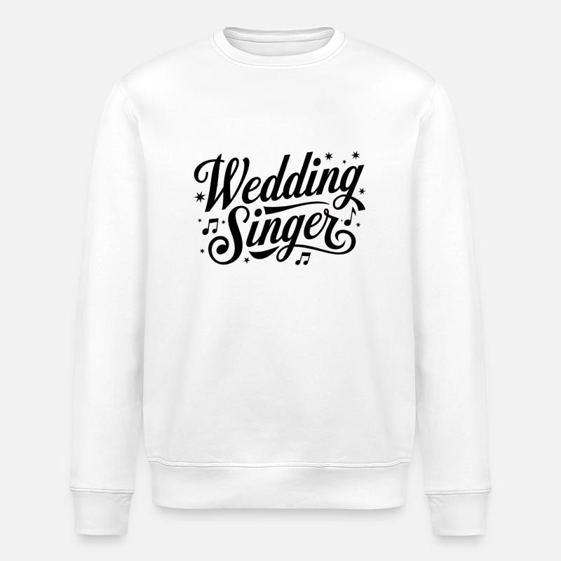 Hochzeit Sänger - Stanley/Stella Unisex Bio-Sweatshirt ROLLER - Weiß