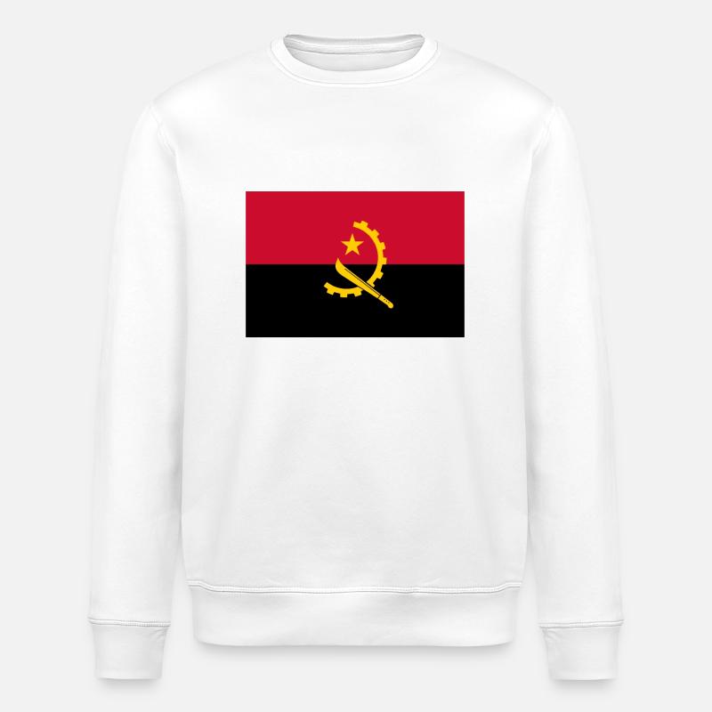 Angola - Sweat bio ROLLER Stanley/Stella Unisexe - blanc