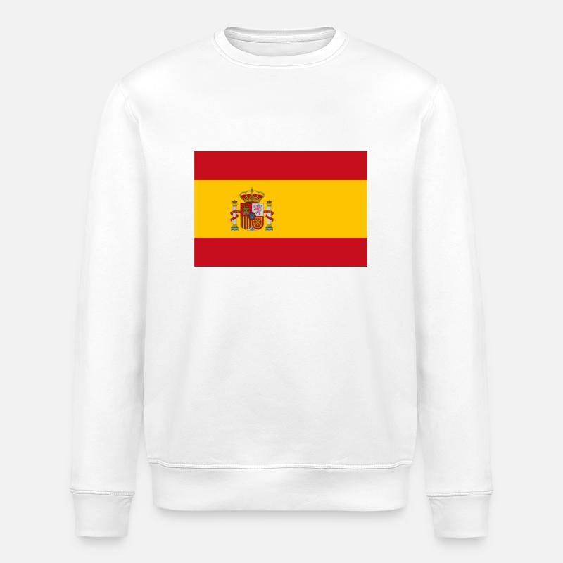 Spanien - Stanley/Stella Unisex Bio-Sweatshirt ROLLER - Weiß