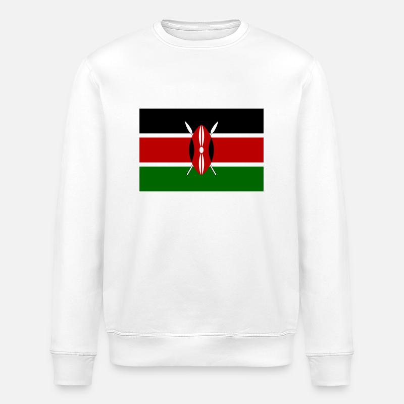 Kenya - Sweat bio ROLLER Stanley/Stella Unisexe - blanc