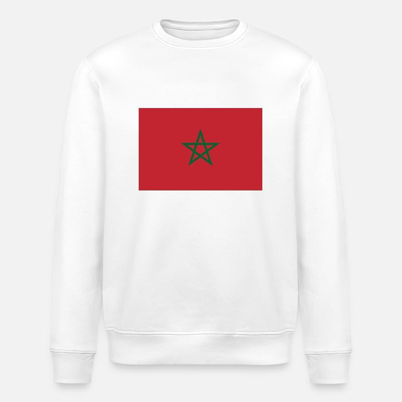 Marokko - Stanley/Stella Unisex Bio-Sweatshirt ROLLER - Weiß