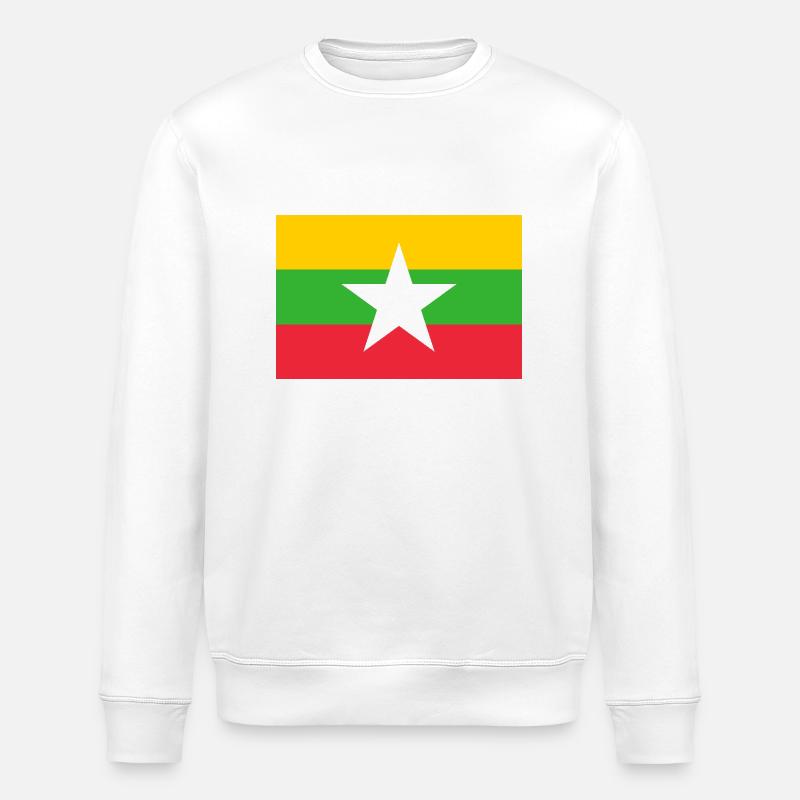 Myanmar - Stanley/Stella Unisex Bio-Sweatshirt ROLLER - Weiß