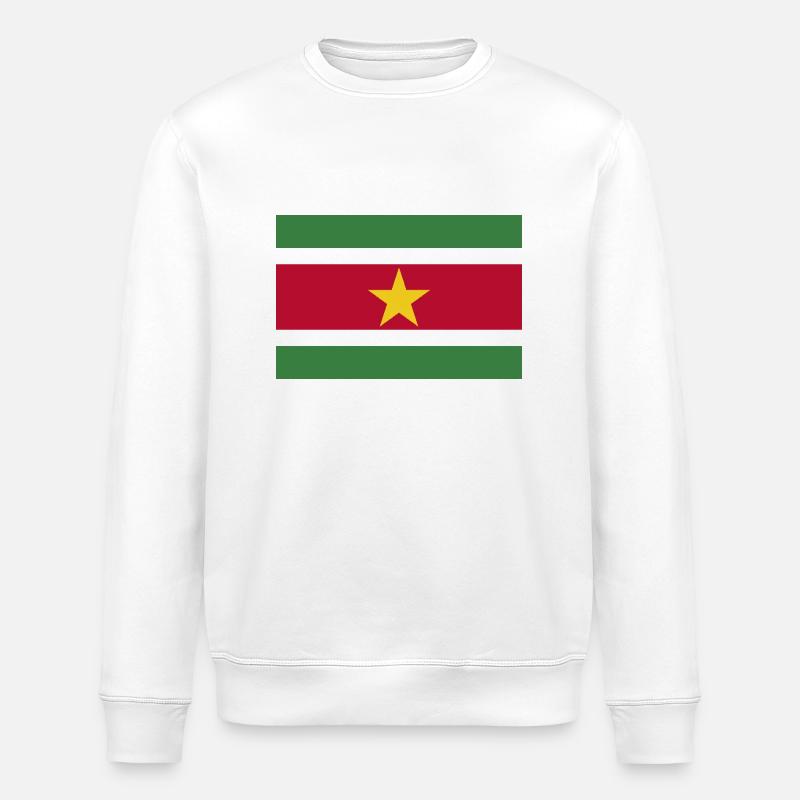 Suriname - Stanley/Stella Unisex Bio-Sweatshirt ROLLER - Weiß