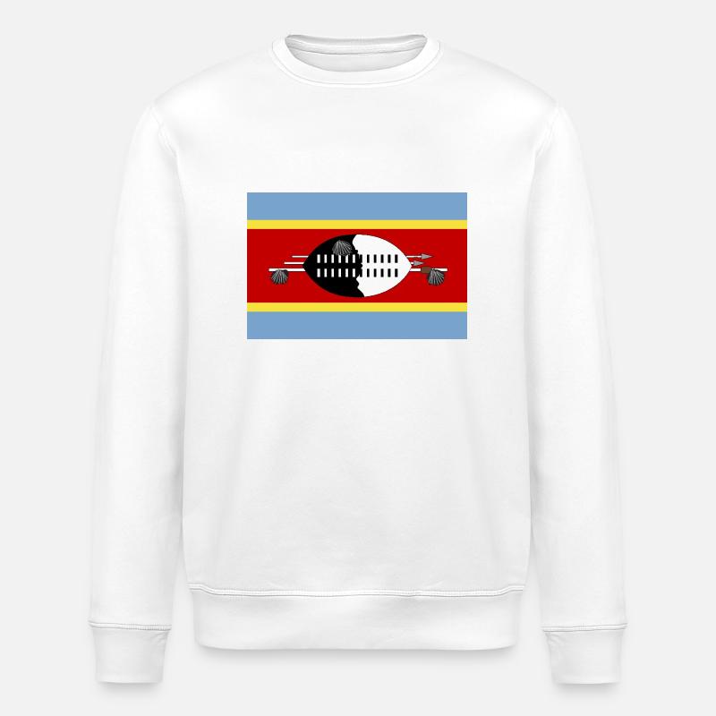 Eswatini - Stanley/Stella Unisex Bio-Sweatshirt ROLLER - Weiß