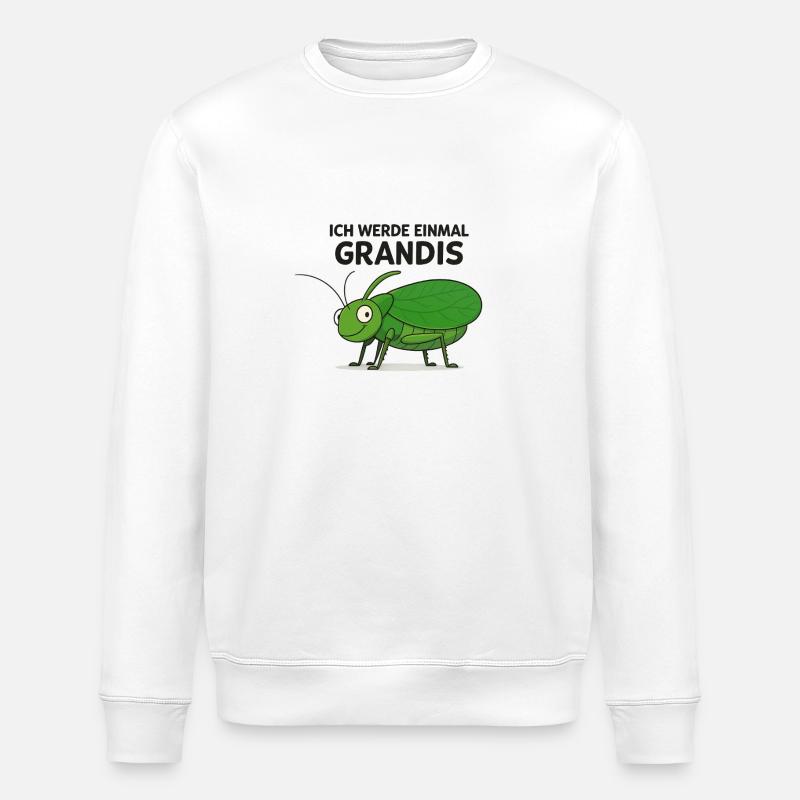 Ich werde einmal Grandis - Stanley/Stella Unisex Bio-Sweatshirt ROLLER - Weiß