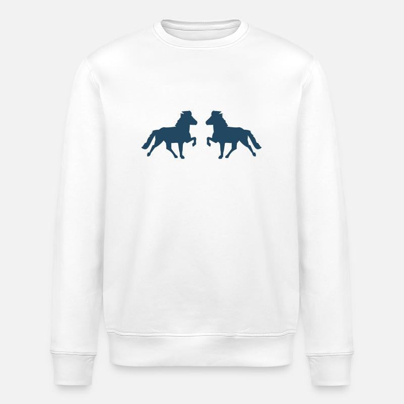 Zwei Tölter - Stanley/Stella Unisex Bio-Sweatshirt ROLLER - Weiß