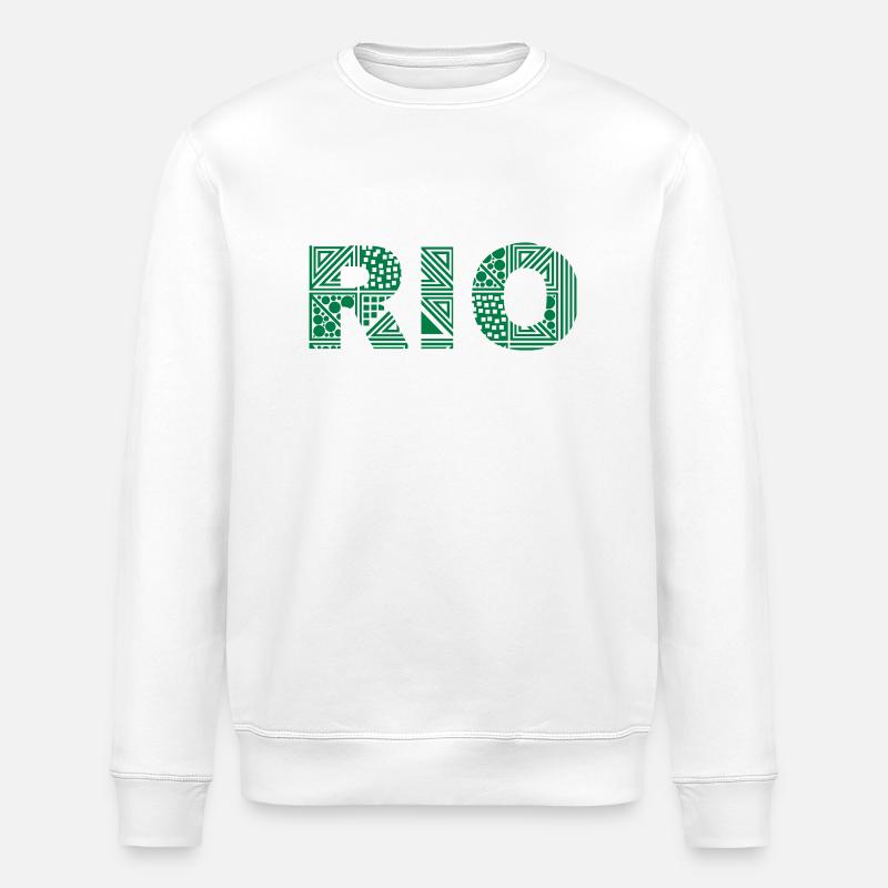 Rio de Janeiro - Stanley/Stella Unisex Bio-Sweatshirt ROLLER - Weiß