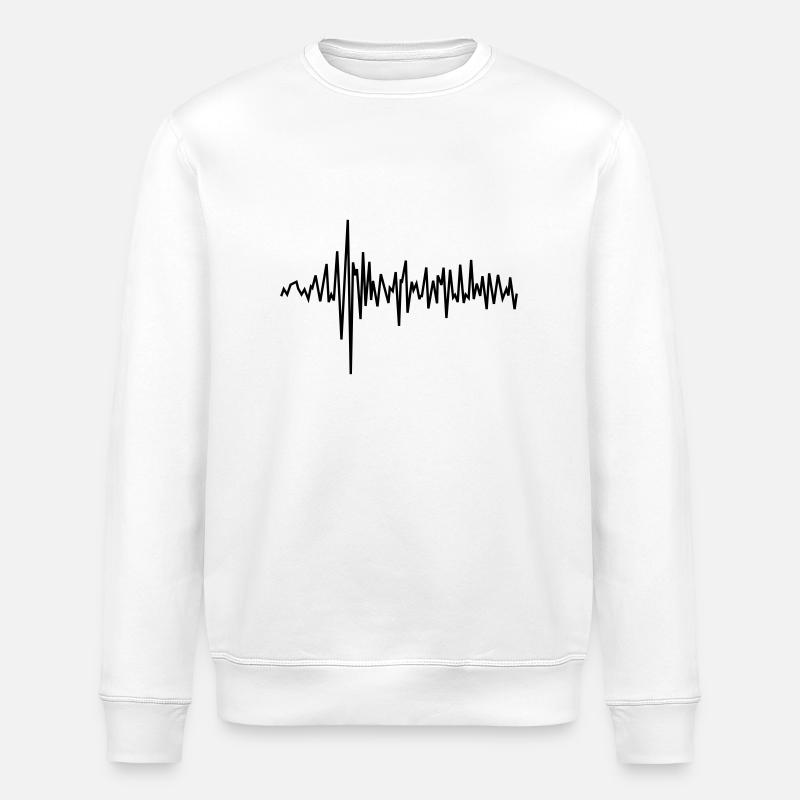 Frequenz - Stanley/Stella ROLLER Unisex Organic Sweatshirt - white