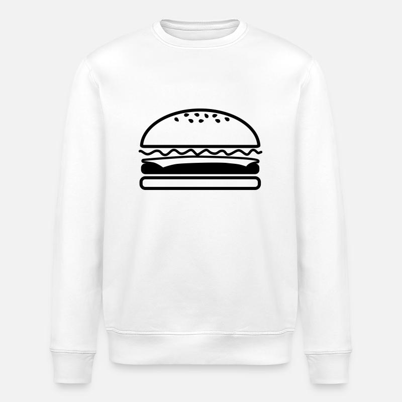 Buger - Stanley/Stella Unisex Bio-Sweatshirt ROLLER - Weiß
