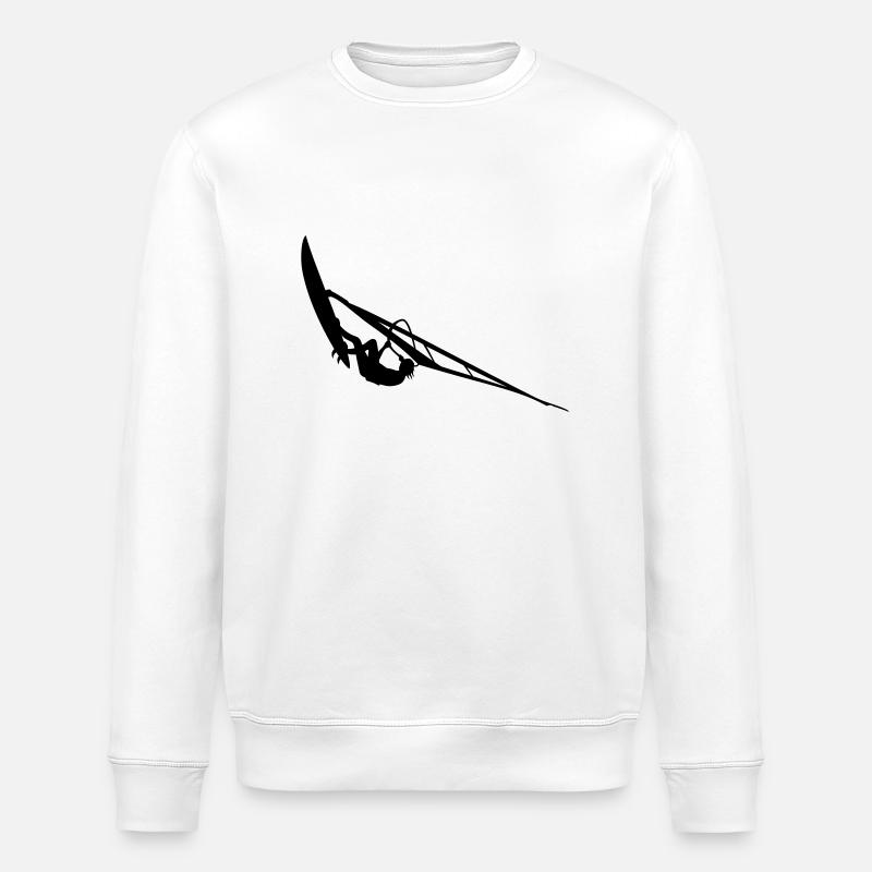 Windsurfer - Stanley/Stella ROLLER Unisex Organic Sweatshirt - white
