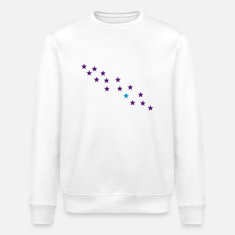 falling stars - Sweat bio ROLLER Stanley/Stella Unisexe - blanc
