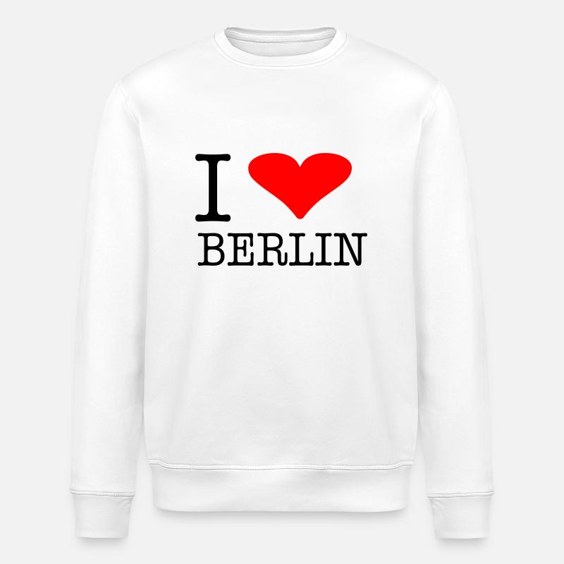 i_love_berlin1 - Sweat bio ROLLER Stanley/Stella Unisexe - blanc
