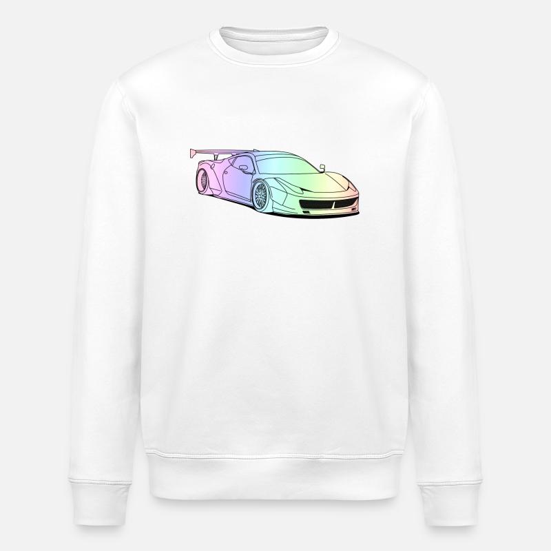 custom car colourful - Sweat bio ROLLER Stanley/Stella Unisexe - blanc