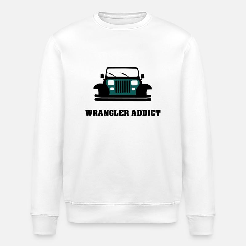 Wrangler addict - Sweat bio ROLLER Stanley/Stella Unisexe - blanc