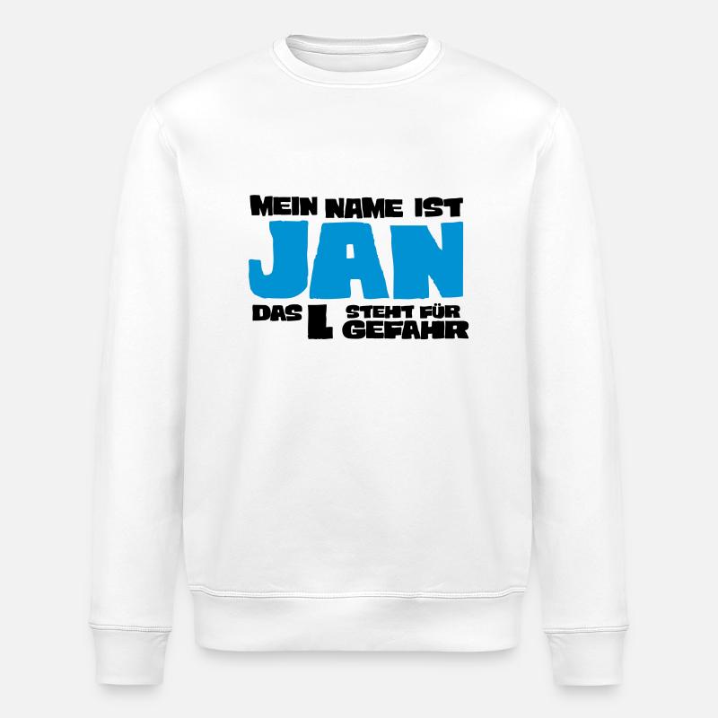 janvier - Sweat bio ROLLER Stanley/Stella Unisexe - blanc