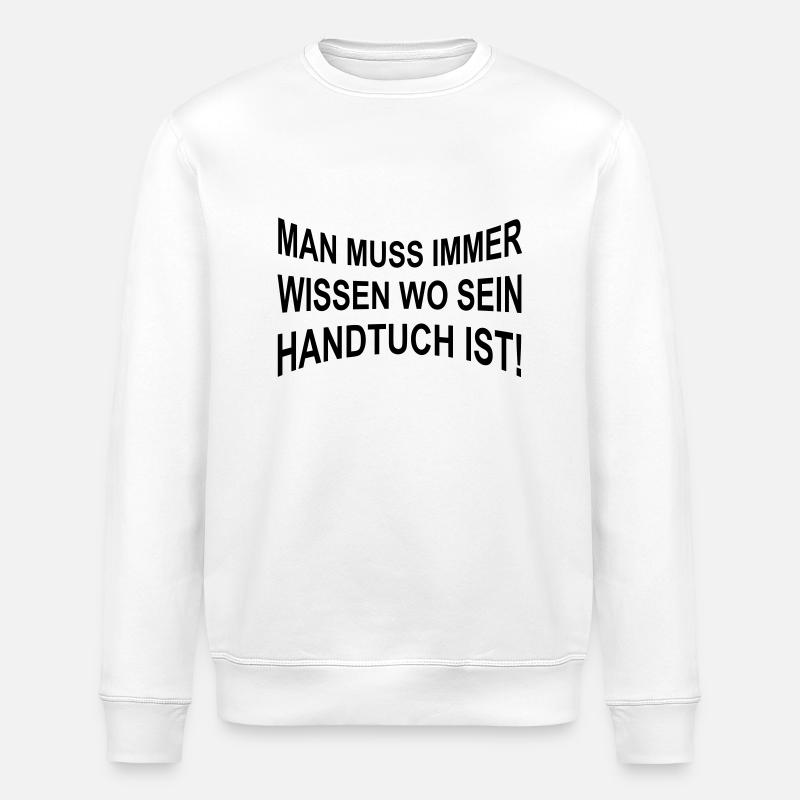 Serviette - Sweat bio ROLLER Stanley/Stella Unisexe - blanc