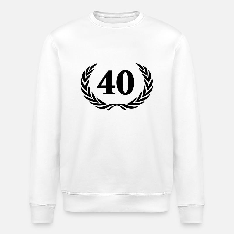 40 - Stanley/Stella ROLLER Unisex Organic Sweatshirt - white