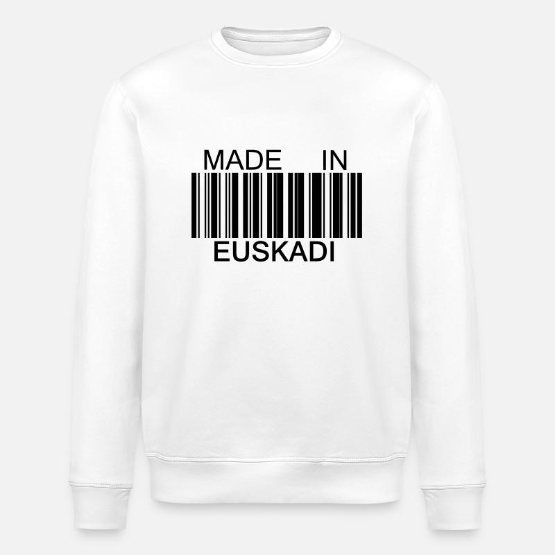 Made in Euskadi - Stanley/Stella ROLLER Unisex Organic Sweatshirt - white