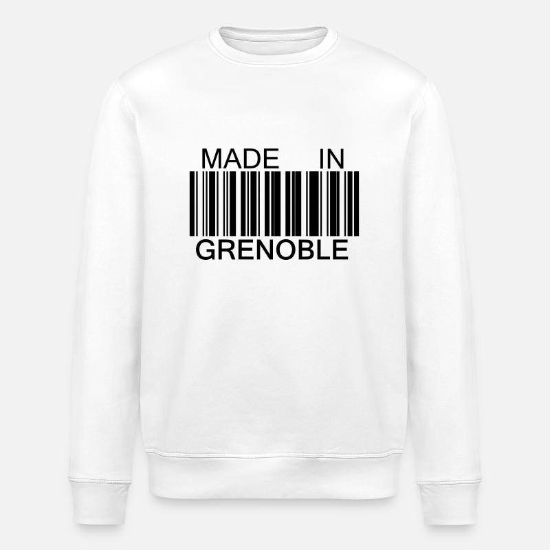 Made in Grenoble - Stanley/Stella Unisex Bio-Sweatshirt ROLLER - Weiß