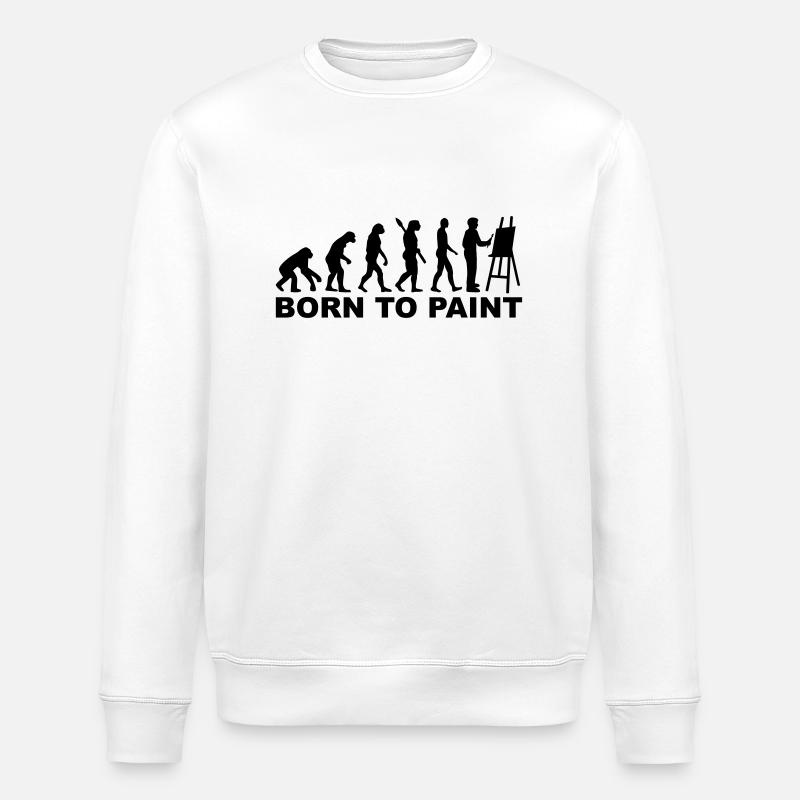 Malen - Stanley/Stella Unisex Bio-Sweatshirt ROLLER - Weiß
