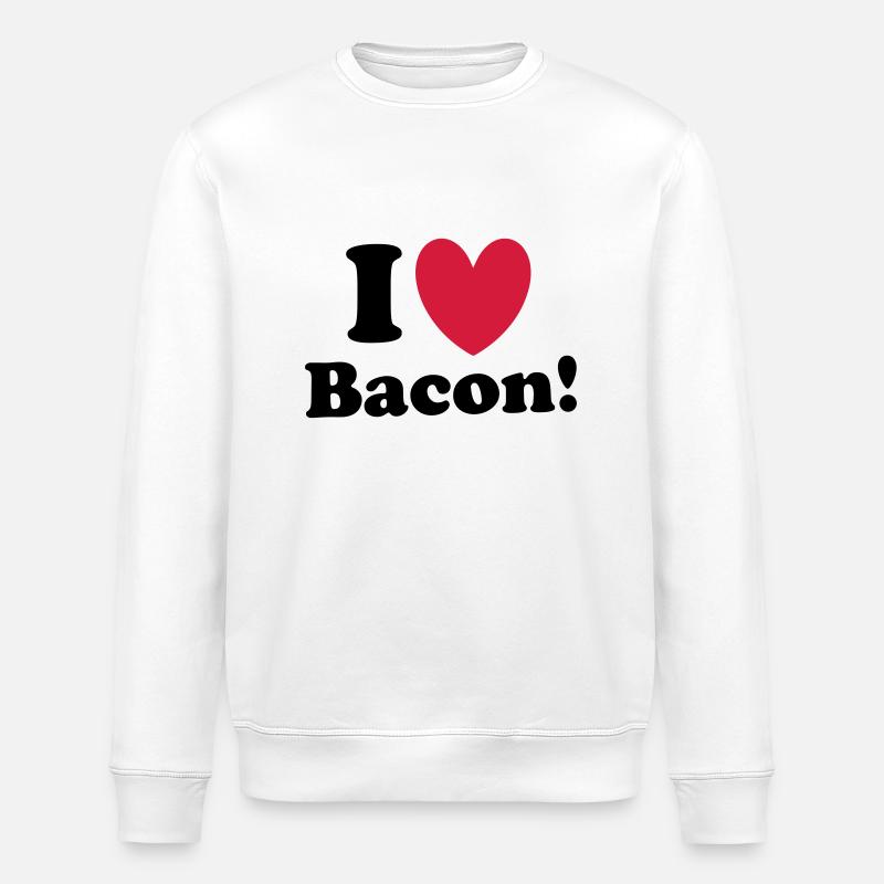 Bacon - Stanley/Stella Unisex Bio-Sweatshirt ROLLER - Weiß