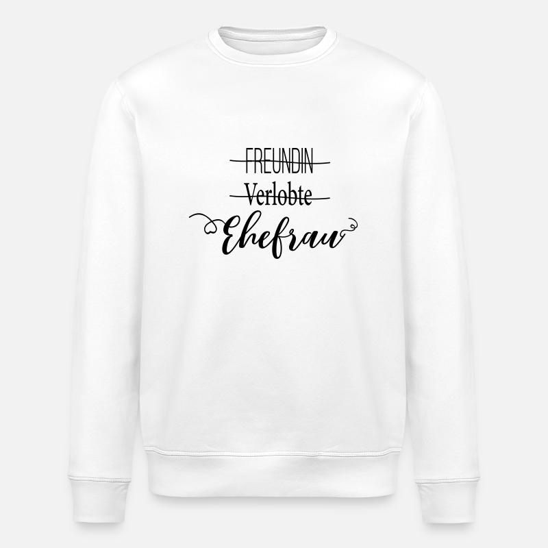 upgrade_ehefrau - Stanley/Stella Unisex Bio-Sweatshirt ROLLER - Weiß