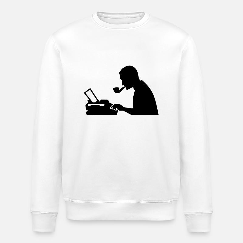 Journalist - Stanley/Stella ROLLER Unisex Organic Sweatshirt - white