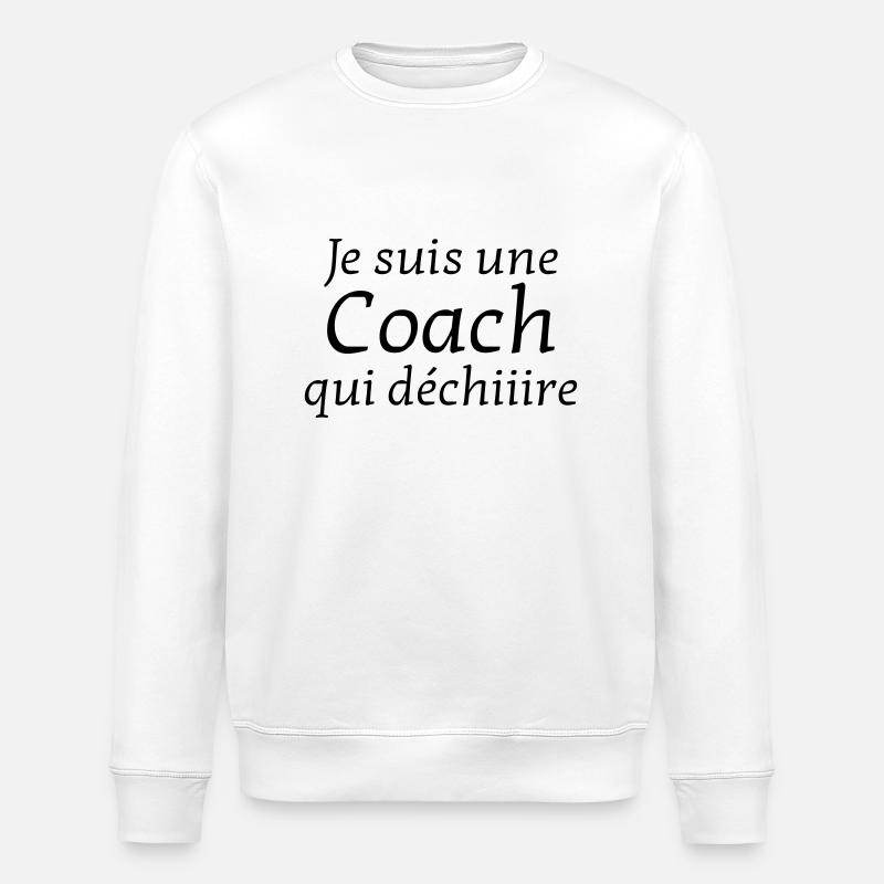 Coach / Coaching / Trainer / Sport - Stanley/Stella Unisex Bio-Sweatshirt ROLLER - Weiß