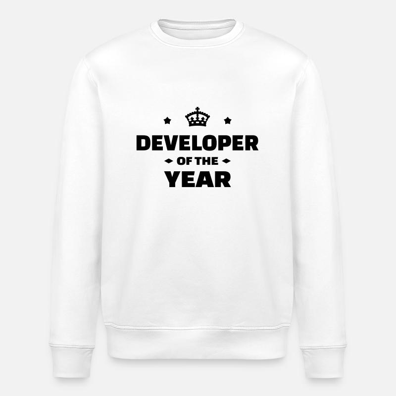 Entwickler / Informatiker / Programmierer / - Stanley/Stella Unisex Bio-Sweatshirt ROLLER - Weiß