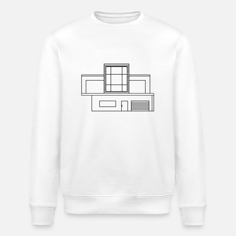 Maison moderne - Sweat bio ROLLER Stanley/Stella Unisexe - blanc