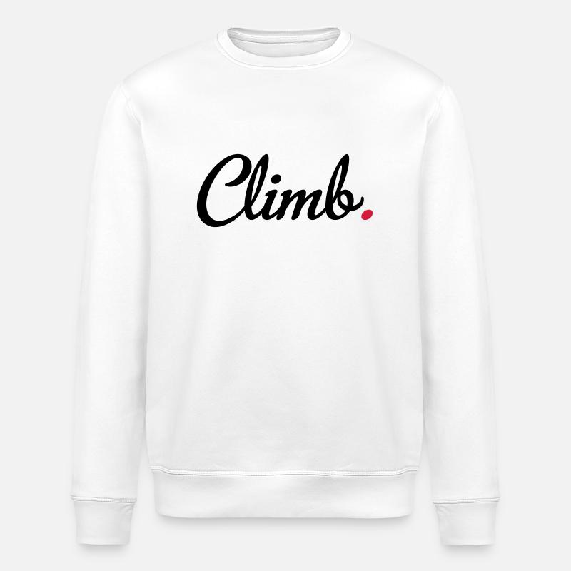 grimper - Sweat bio ROLLER Stanley/Stella Unisexe - blanc