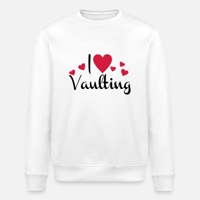 vaulting - Stanley/Stella ROLLER Unisex Organic Sweatshirt - white