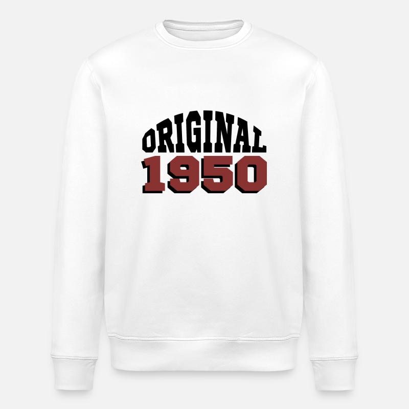 Original 1950 - Stanley/Stella Unisex Bio-Sweatshirt ROLLER - Weiß