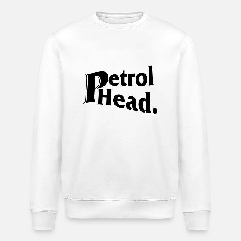 Petrol Head - Stanley/Stella Unisex Bio-Sweatshirt ROLLER - Weiß