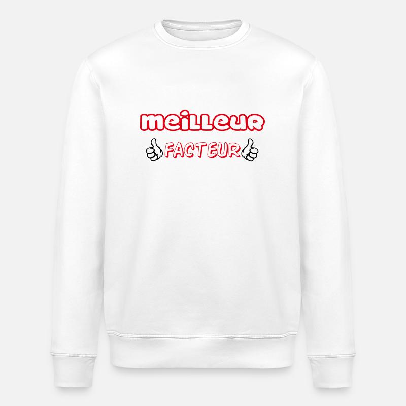 BESTER FAKTOR - Stanley/Stella Unisex Bio-Sweatshirt ROLLER - Weiß