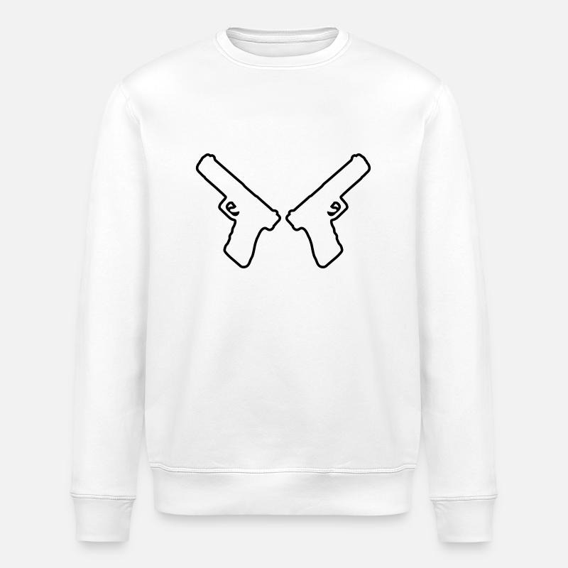 Armes - Sweat bio ROLLER Stanley/Stella Unisexe - blanc