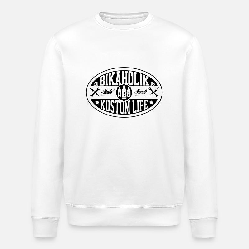 Kustom Life - Stanley/Stella Unisex Bio-Sweatshirt ROLLER - Weiß