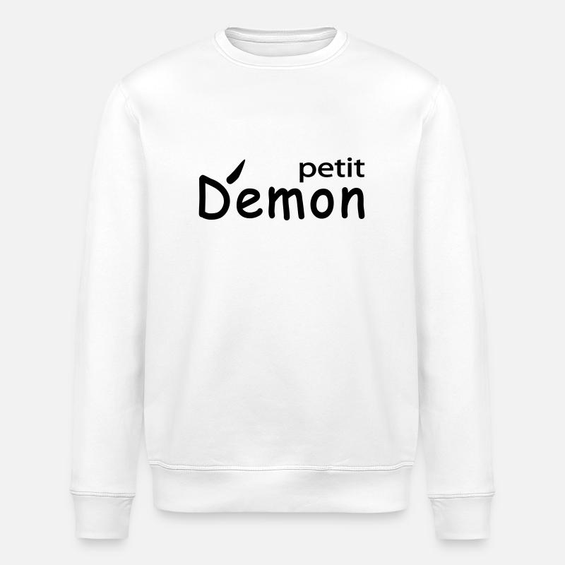 Petit démon - Sweat bio ROLLER Stanley/Stella Unisexe - blanc